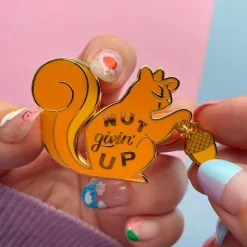 Nut Givin' Up Enamel Pin^Erstwilder Discount