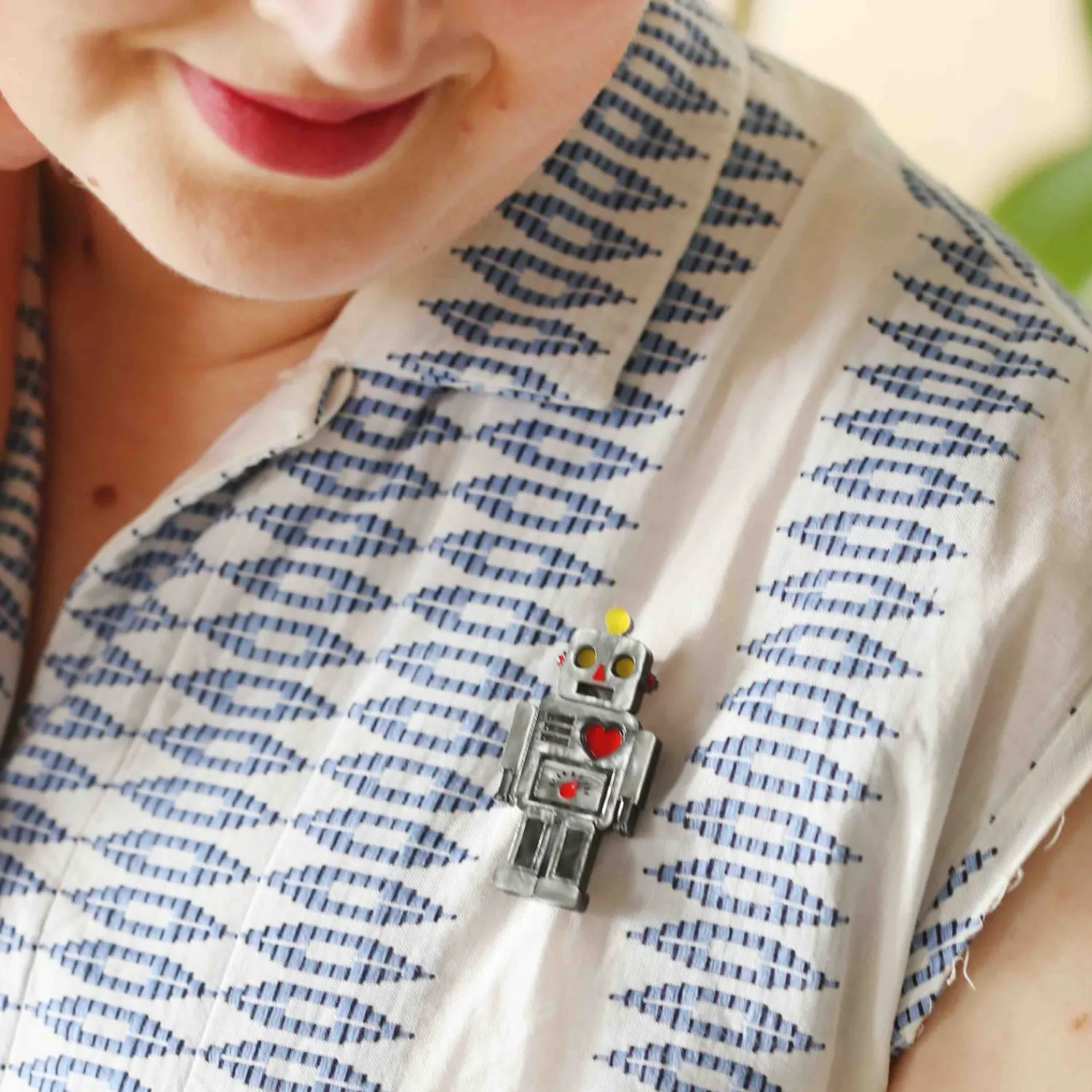 Nuts And Bolts Mini Brooch^Erstwilder New