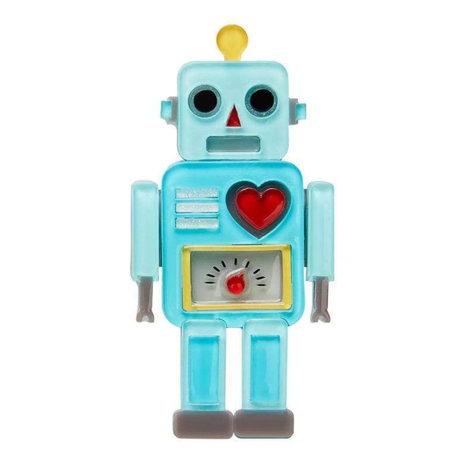 Nuts And Bolts Robot Brooch^Erstwilder Hot