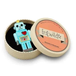 Nuts And Bolts Robot Brooch^Erstwilder Hot