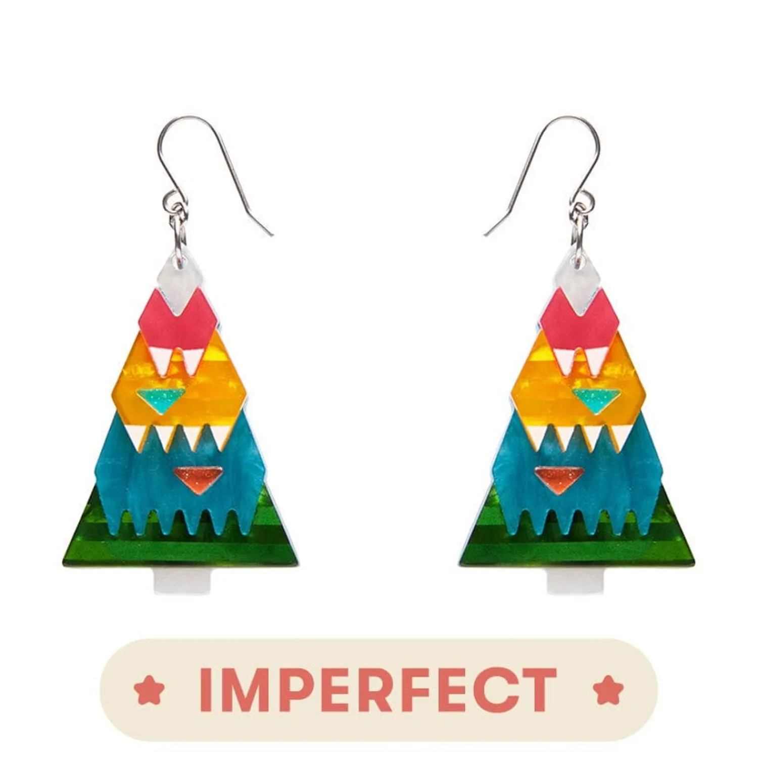 O Christmas Tree Drop Earrings (Imperfect)^Erstwilder