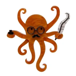 Octavious The Octo-Scribe Brooch^Erstwilder Outlet