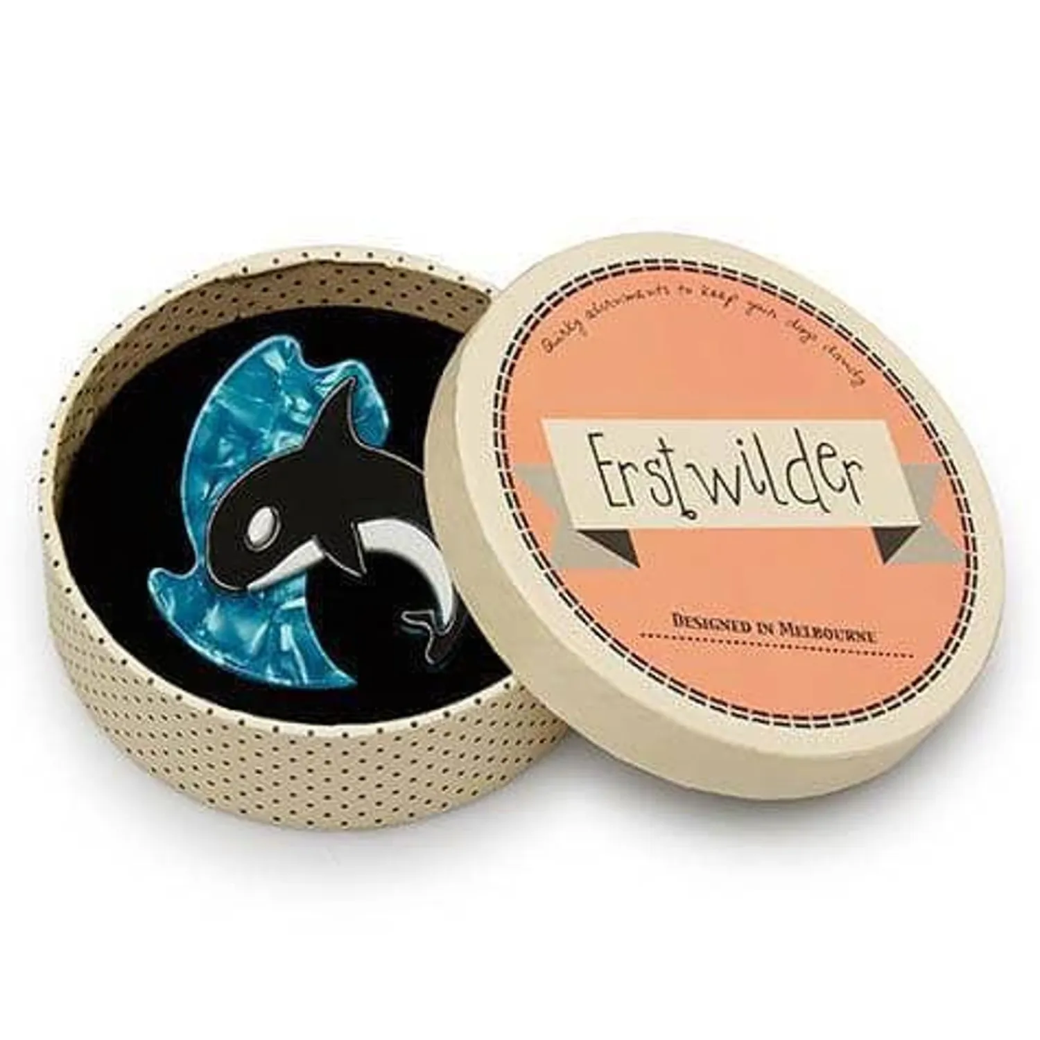 Olinda The Honorable Orca Brooch^Erstwilder Hot