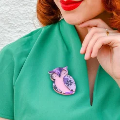 Olive Owl Brooch^Erstwilder Outlet