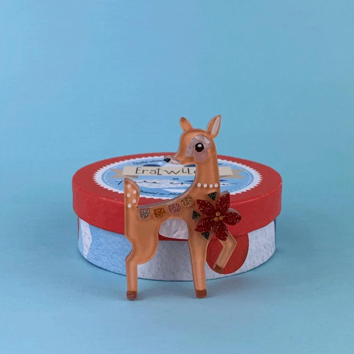 On Dasher! Brooch^Erstwilder Clearance
