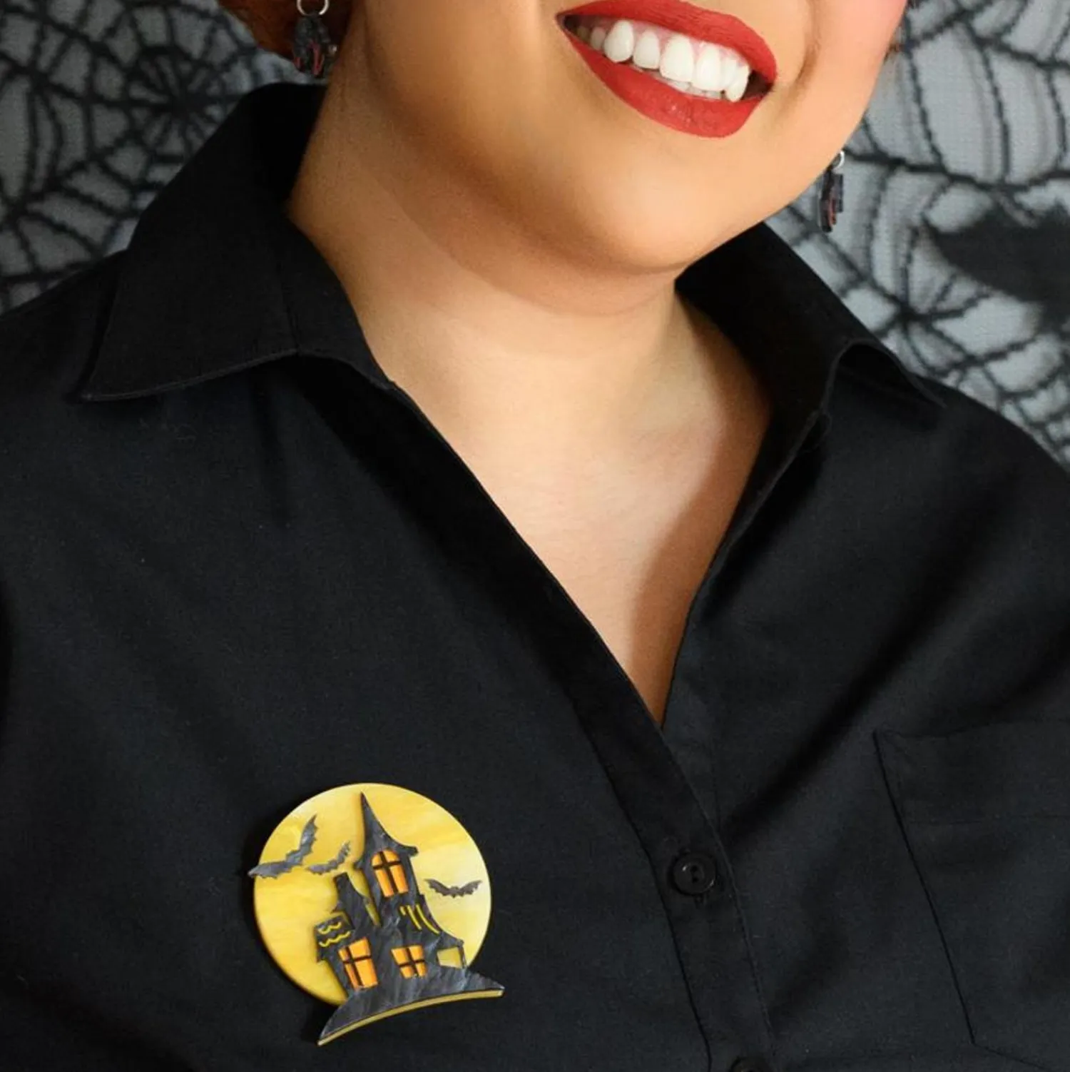 On Haunted Hill Brooch^Erstwilder Outlet