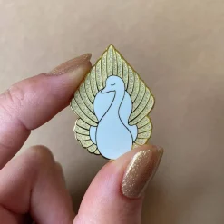 On White Wings Enamel Pin^Erstwilder Outlet