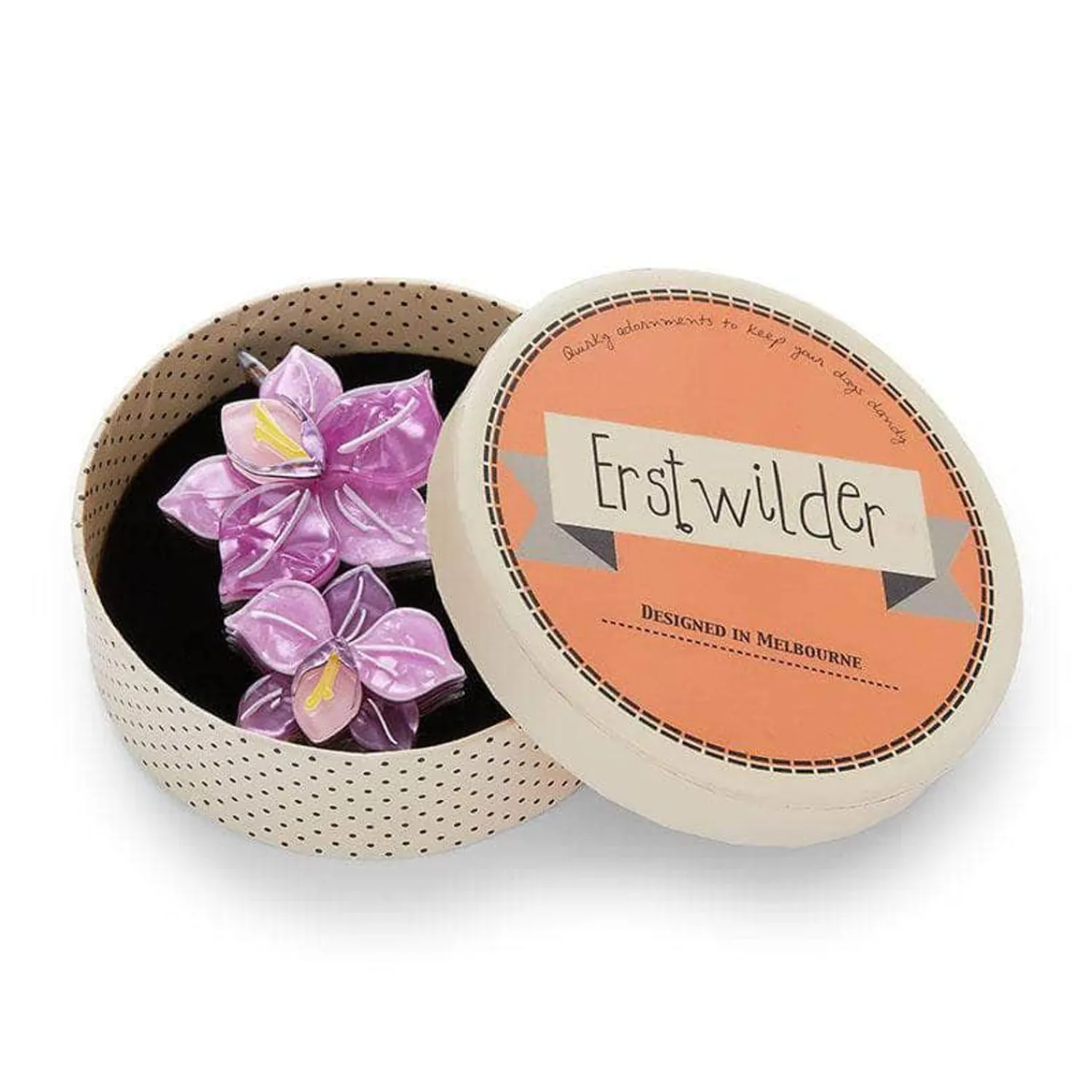 Opulent Orchidaceae Brooch^Erstwilder Clearance