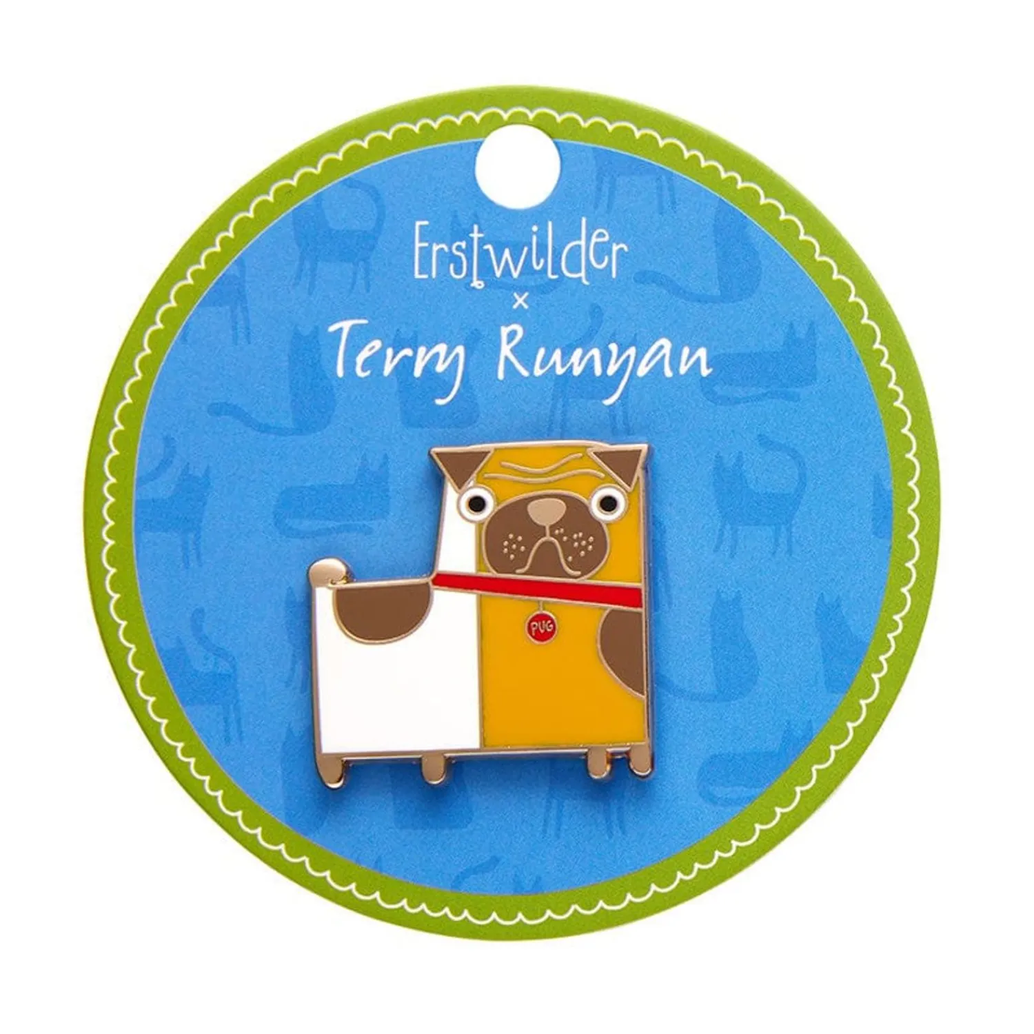 Order Of The Pug Enamel Pin^Erstwilder