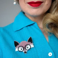Oscar Wildenfox Brooch^Erstwilder Discount