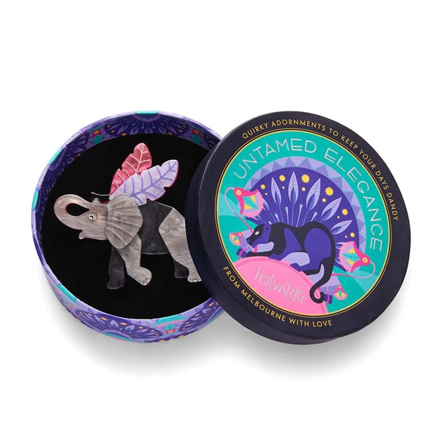 Pachyderm Dream Brooch^Erstwilder Clearance
