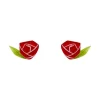 Painted Rose Earrings^Erstwilder Outlet