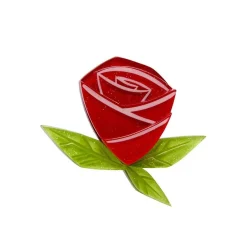 Painted Rose Mini Brooch^Erstwilder Clearance