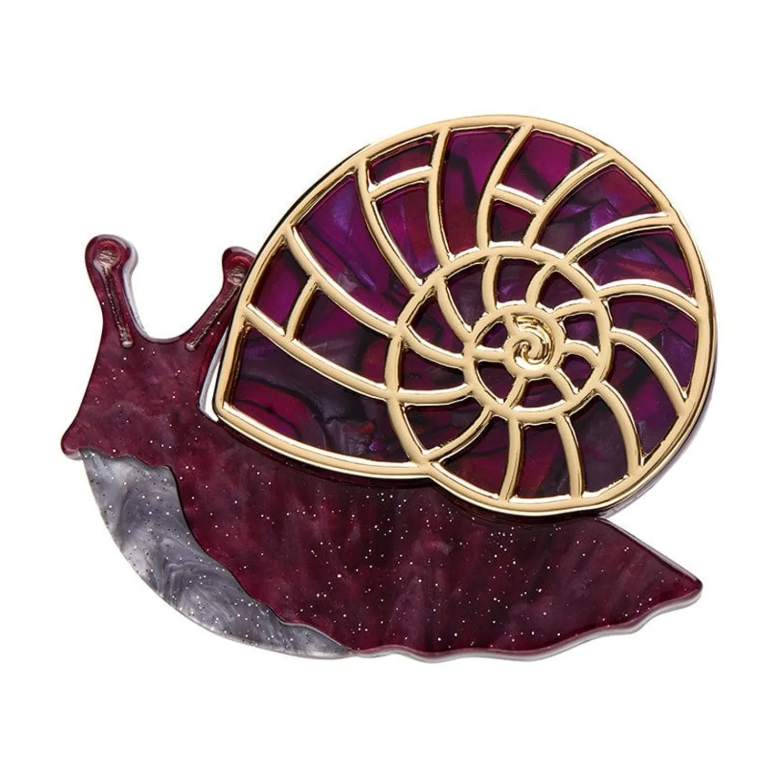 Painted Shell Brooch^Erstwilder Outlet