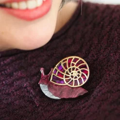 Painted Shell Brooch^Erstwilder Outlet