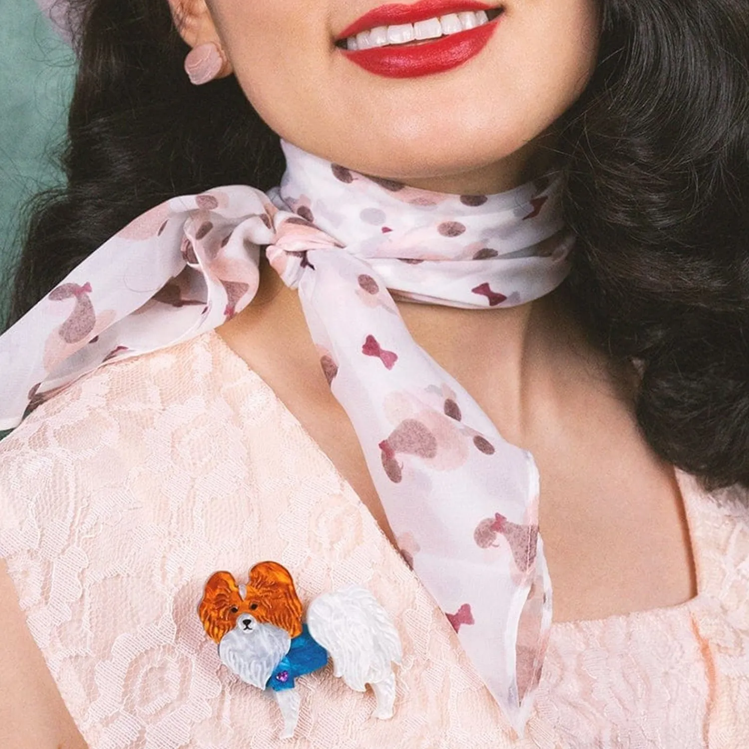 Papillon En Bleu Brooch^Erstwilder Outlet