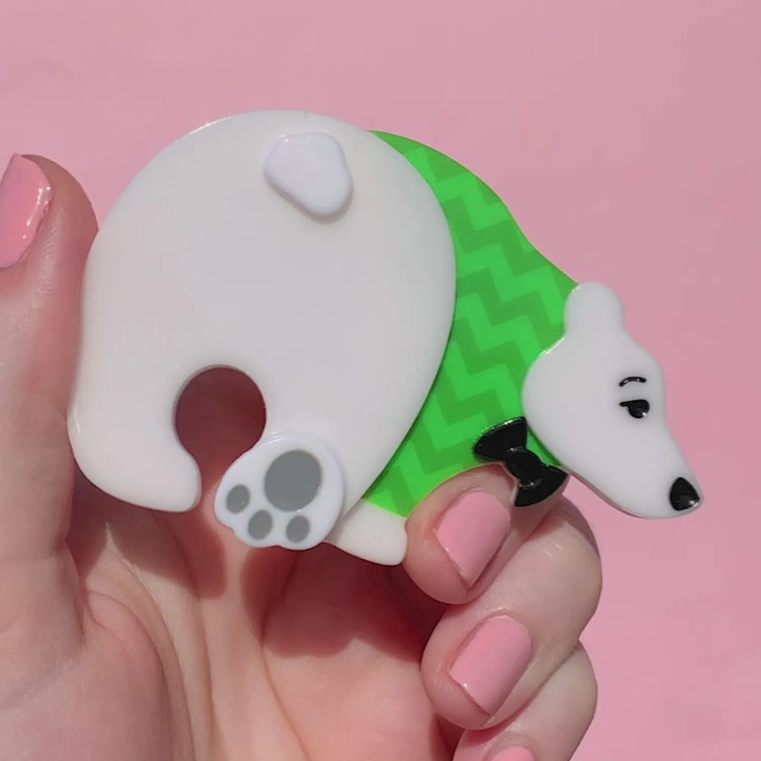 Paulo The Polar Bear Brooch^Erstwilder Hot