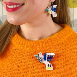 Peace & Love Brooch^Erstwilder Outlet