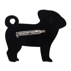 Pebbles The Progressive Pug Brooch^Erstwilder Outlet