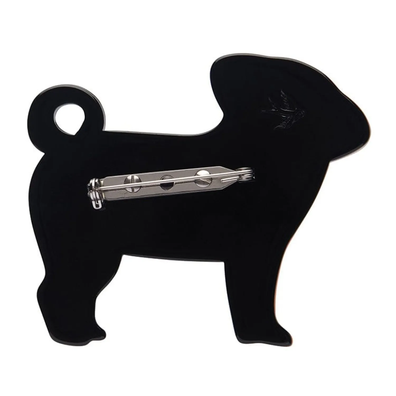Pebbles The Progressive Pug Brooch^Erstwilder Outlet