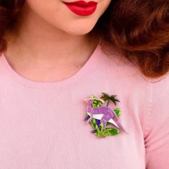 Peter Plant Eater Brooch^Erstwilder New