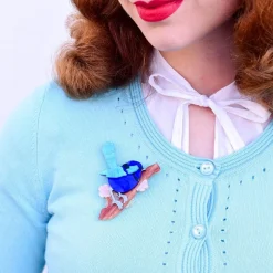 Phoebe The Fairy Wren Brooch^Erstwilder Hot