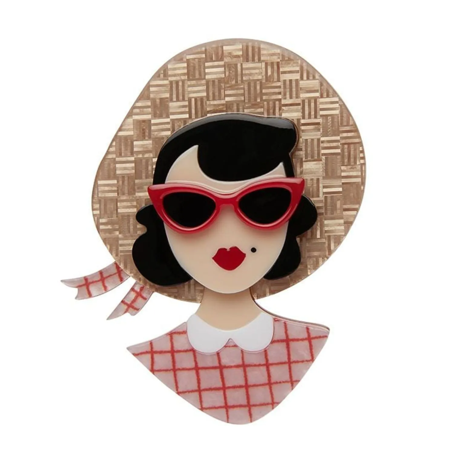 Picnic Portrait Brooch^Erstwilder