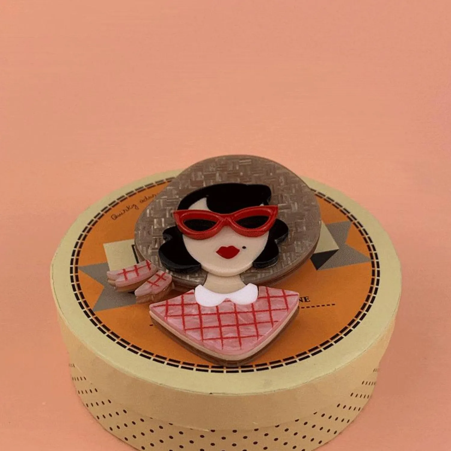 Picnic Portrait Brooch^Erstwilder