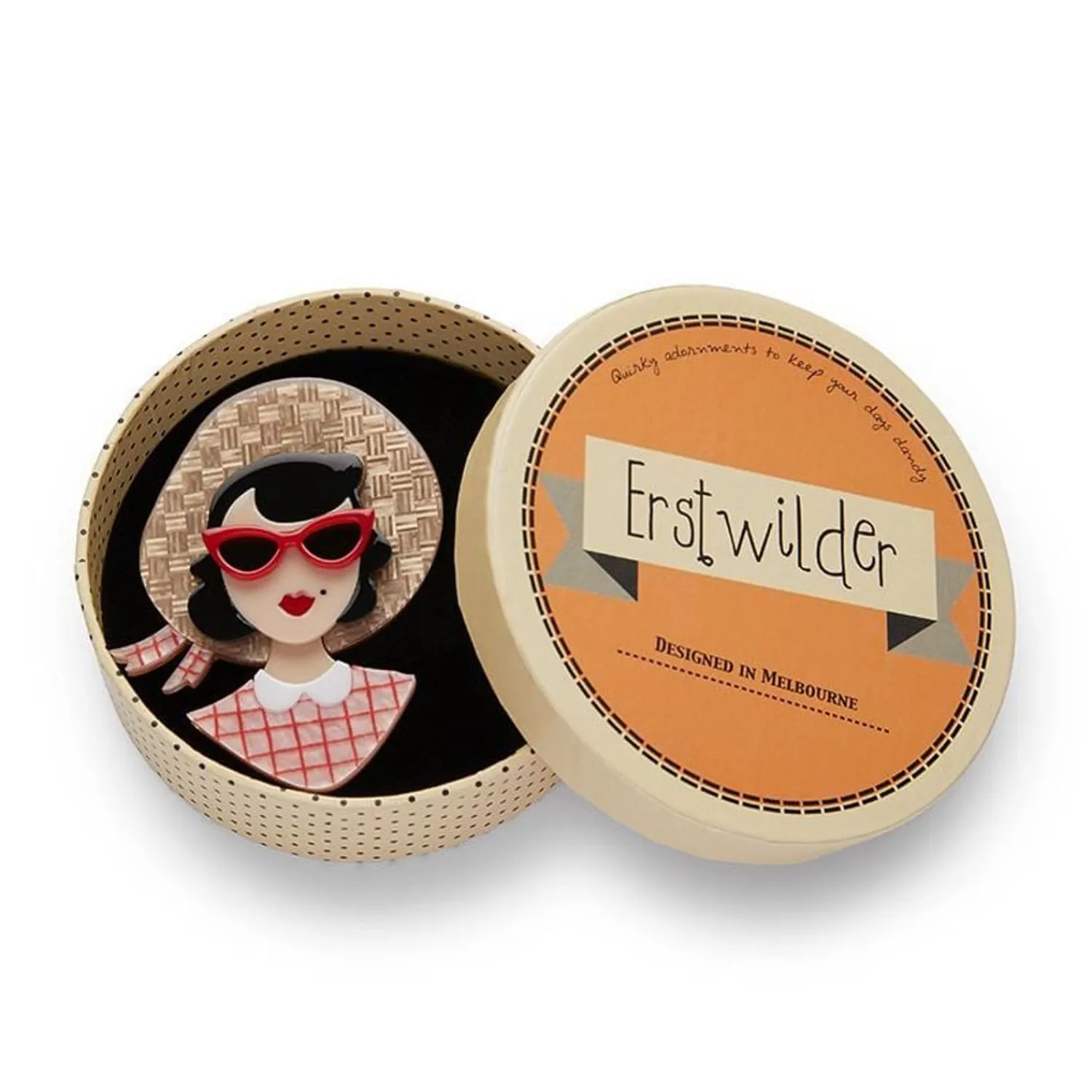 Picnic Portrait Brooch^Erstwilder