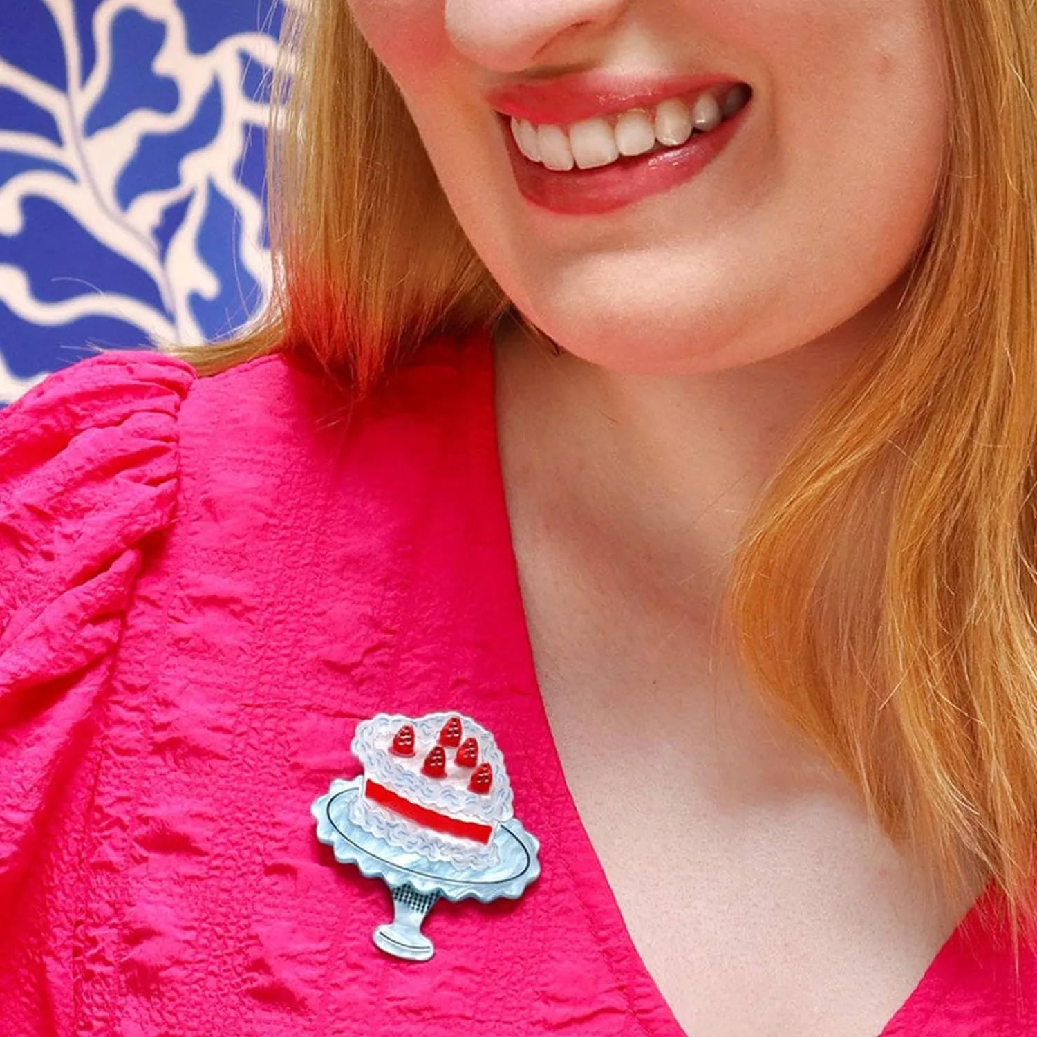 Piece Of Cake Brooch^Erstwilder New