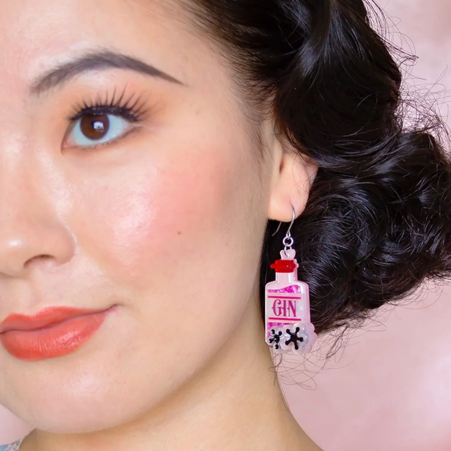 Pink Gin Party Drop Earrings^Erstwilder Sale