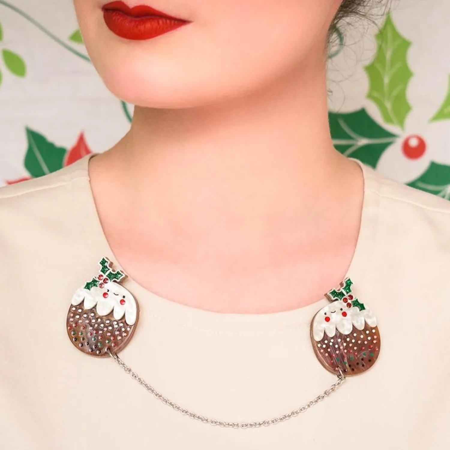 Plum Puddie Cardigan Clips^Erstwilder Online