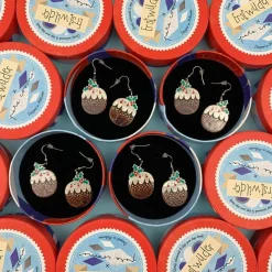Plum Puddie Earrings^Erstwilder Outlet