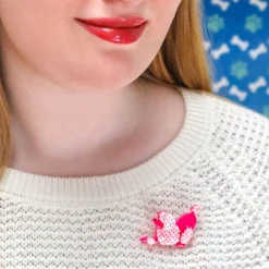 Pouncing Paulette Mini Brooch^Erstwilder Discount
