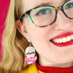 Pretty In Pom Poms Iris Drop Earrings^Erstwilder New