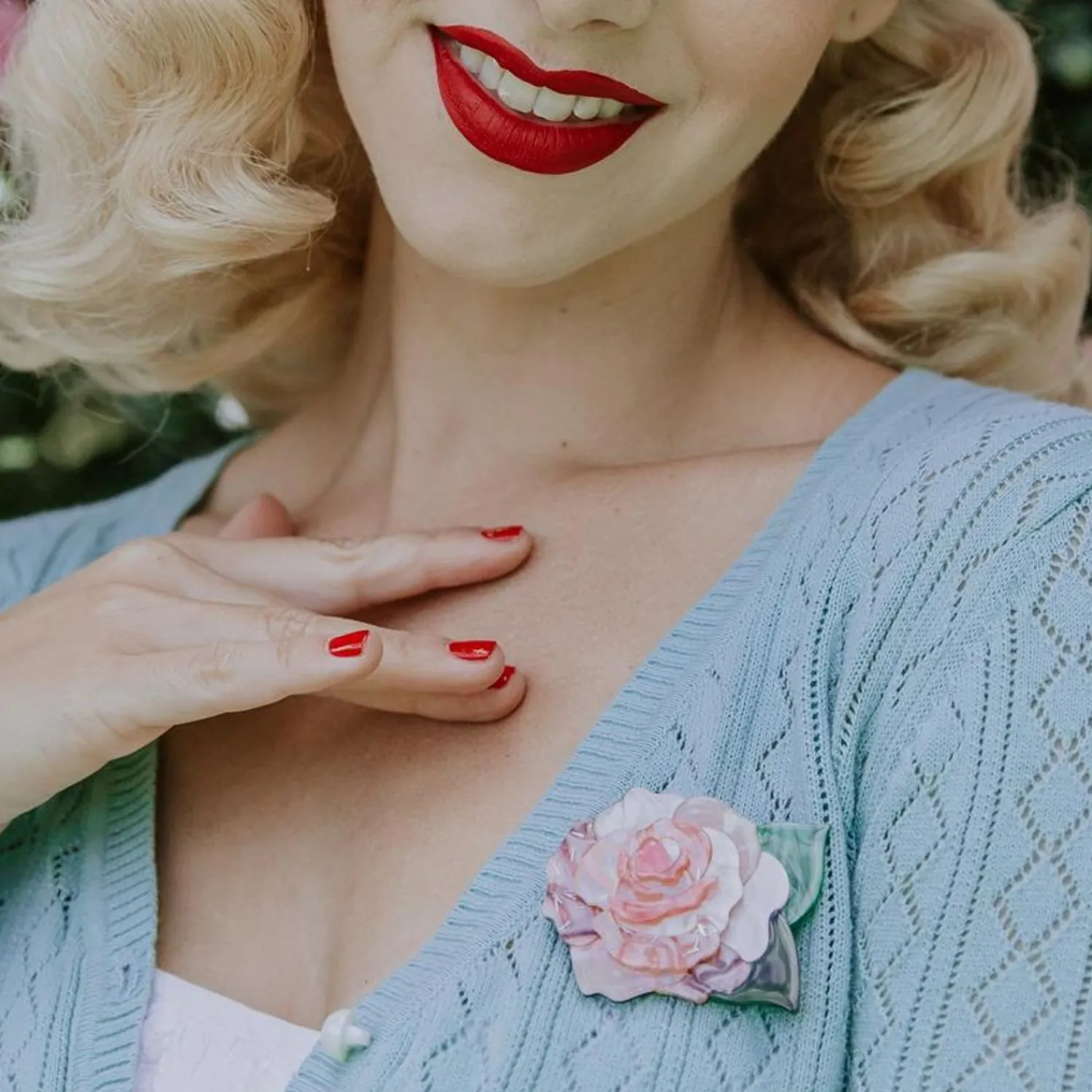 Prim Petal Brooch^Erstwilder