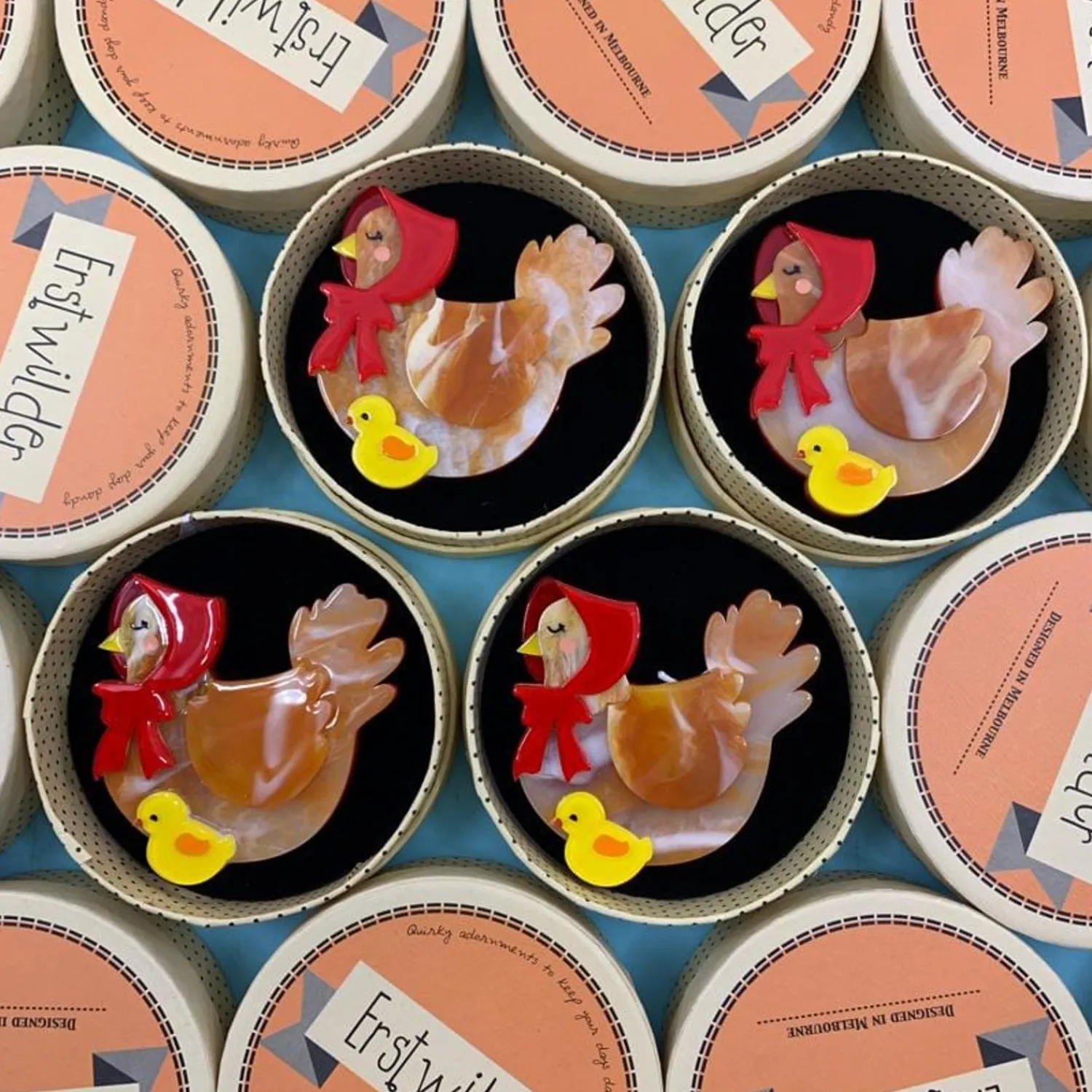 Proud Mother Hen Brooch^Erstwilder Discount