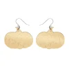Pumpkin Magic Mirror Drop Earrings - Gold^Erstwilder Clearance