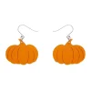 Pumpkin Mirror Drop Earrings - Orange^Erstwilder New
