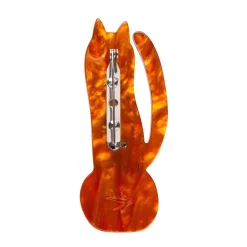 Pumpkin Time Kitty Brooch^Erstwilder