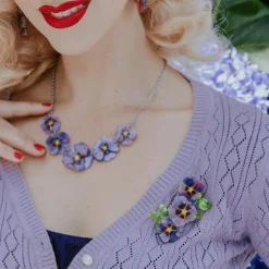 Purple Prose Brooch^Erstwilder Sale