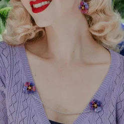 Purple Prose Cardigan Clips^Erstwilder Outlet