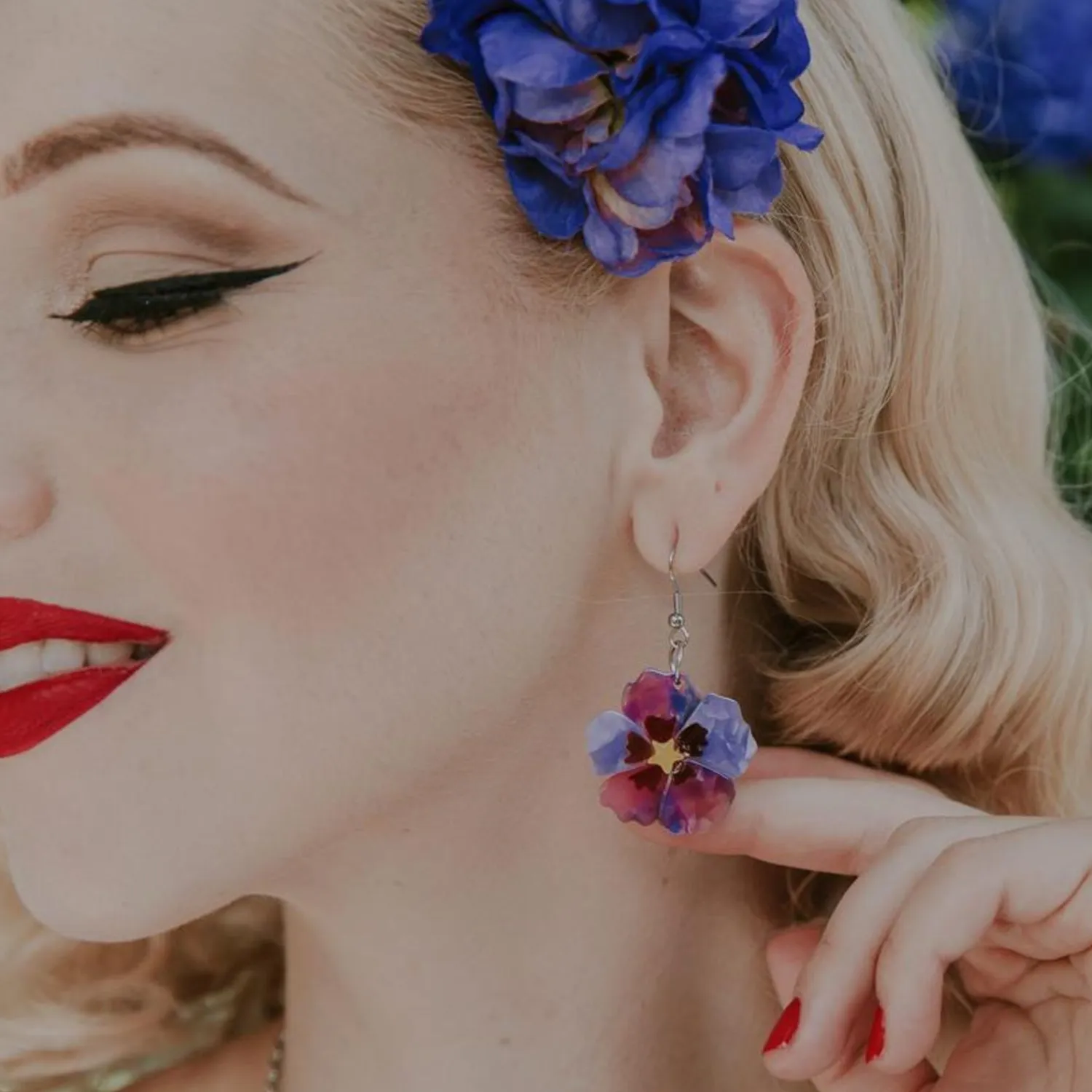 Purple Prose Earrings^Erstwilder Outlet