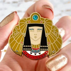 Queen Of The Nile Cleopatra Enamel Pin^Erstwilder New