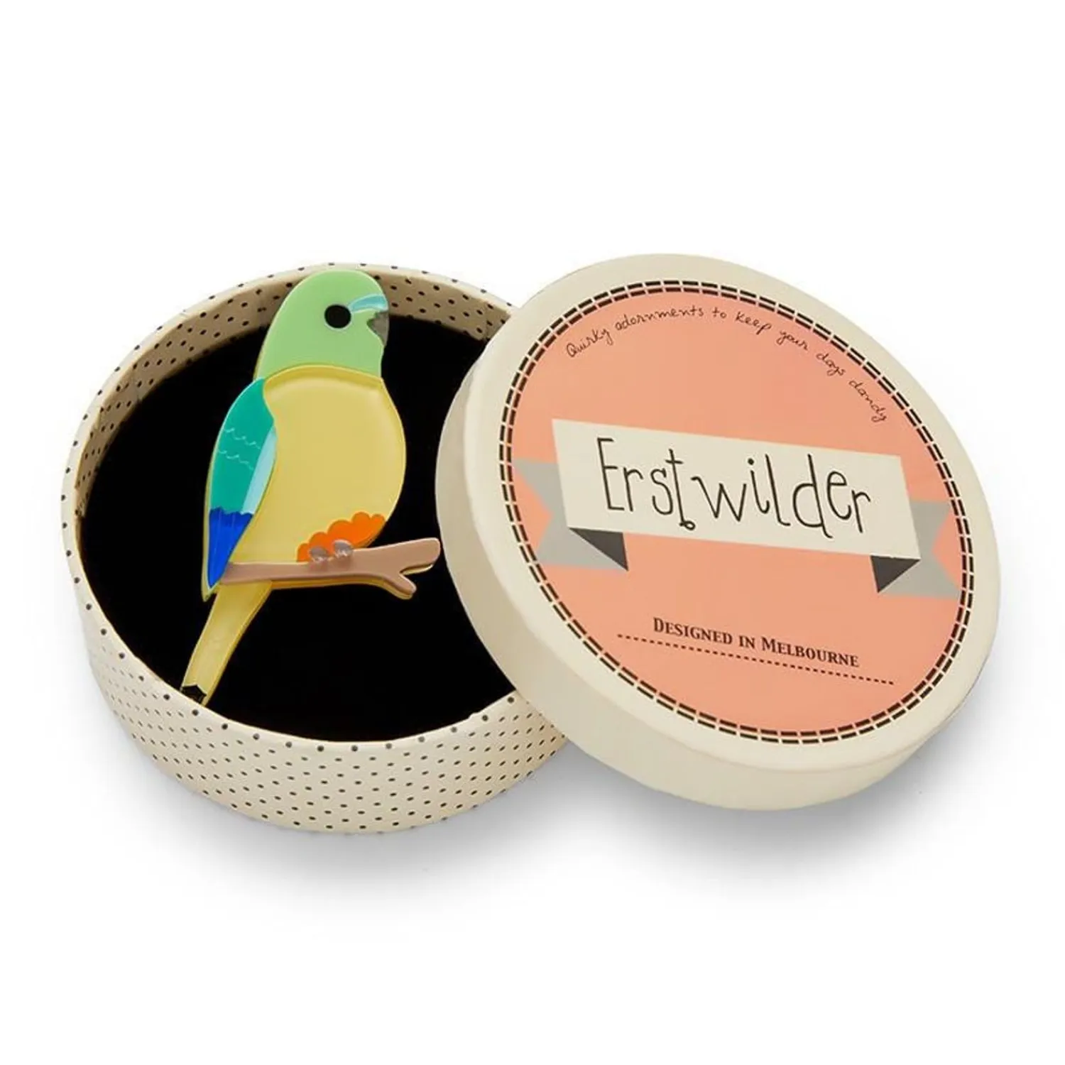 Radiant Rambler Parrot Brooch^Erstwilder Sale
