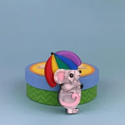 Rainbow Rain Brooch^Erstwilder