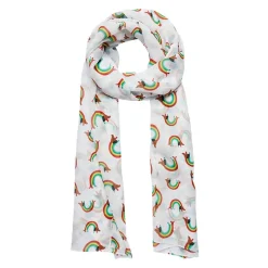 Rainbow Ruff Neck Scarf White^Erstwilder Best