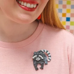 Randy Raccoon Brooch^Erstwilder Clearance