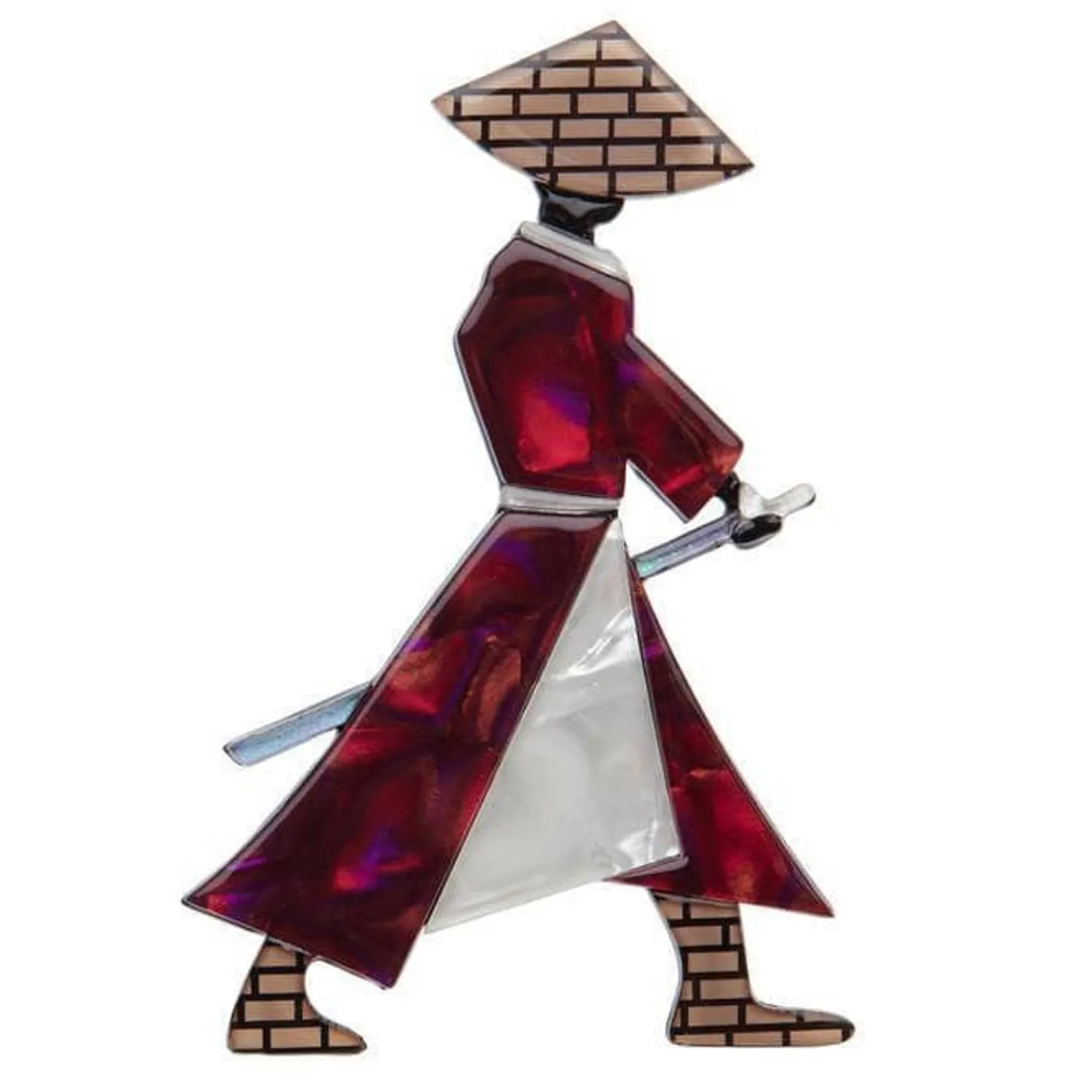 Rebellious Ronin Brooch^Erstwilder Clearance