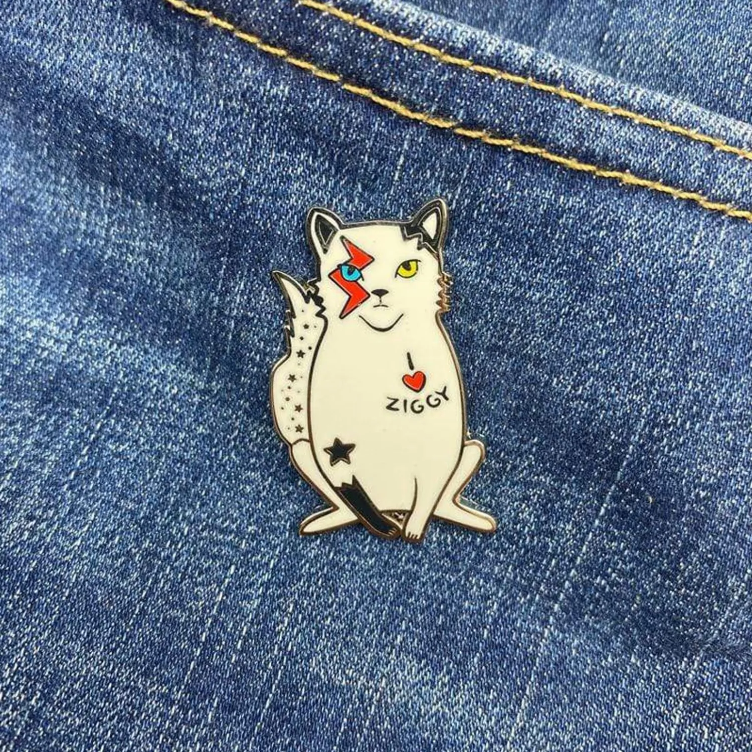 Rebel, Rebel Enamel Pin^Erstwilder Hot